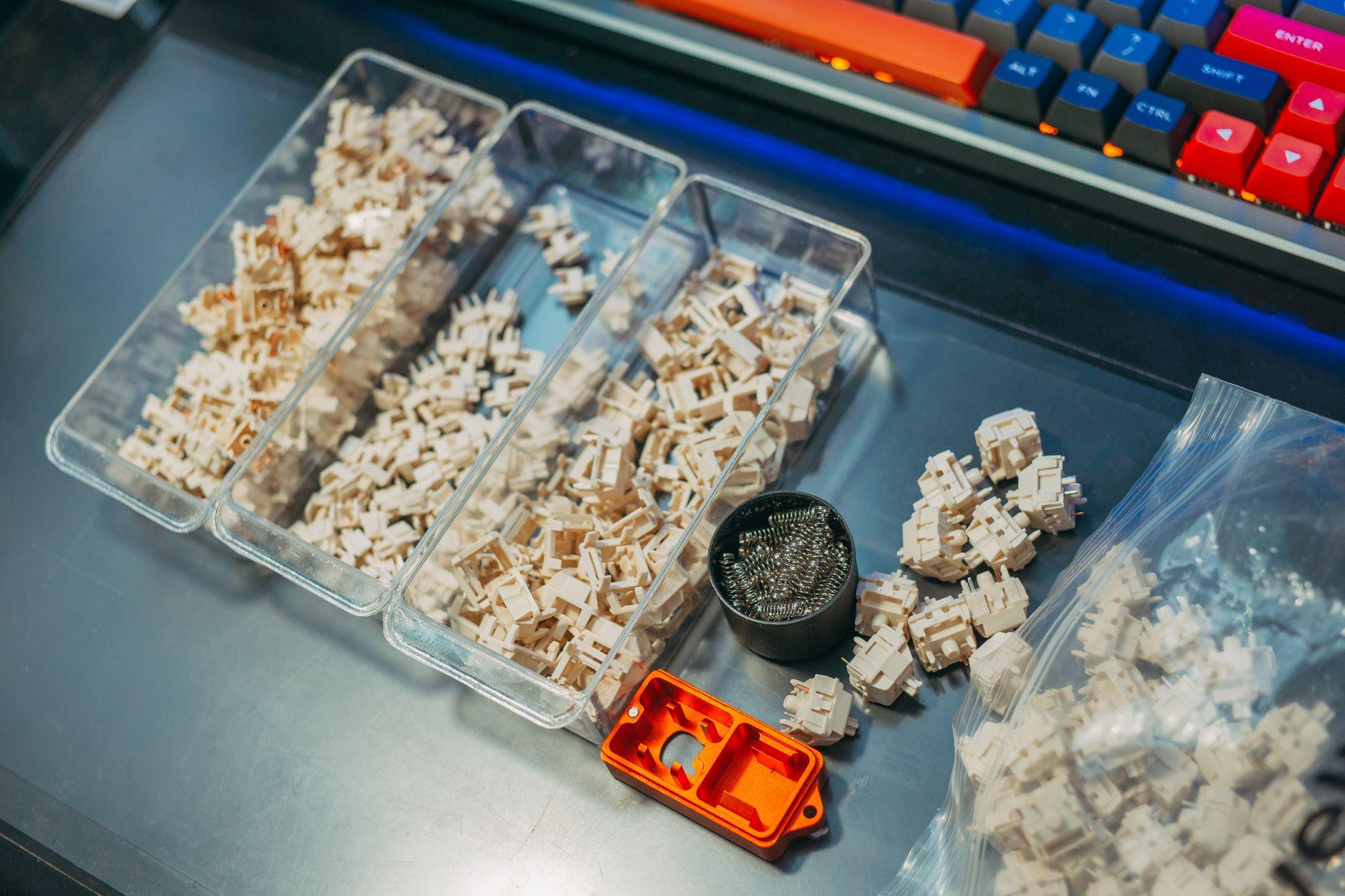Illustration of Inside the World of Custom Mechanical Keyboard Switches